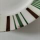 8 vintage flat plates Sarreguemines Digoin model 5329
