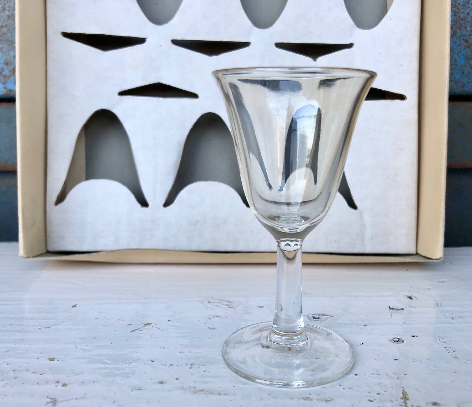 Luminarc vintage alcohol glass set