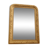 Mirror old louis Philippe gilded carved fireplace 103.5 X 77 cm