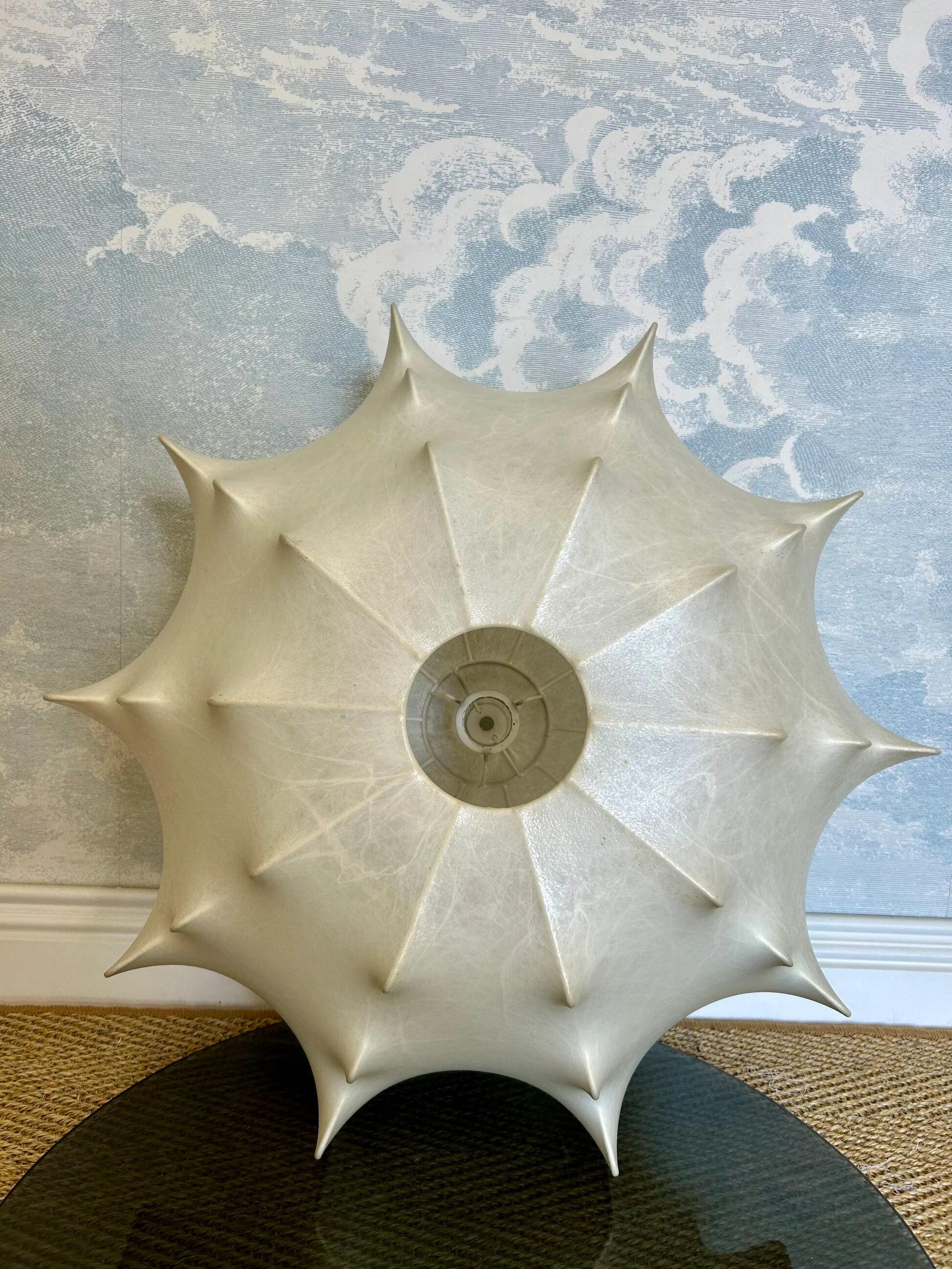 Suspension Cocoon by Goldkant, Germany, 1960s, in the style of Taraxacum S by Castiglioni FLOS.