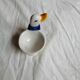 Vintage ceramic duck eggcups