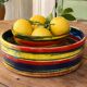Large glazed terracotta centrepiece signed