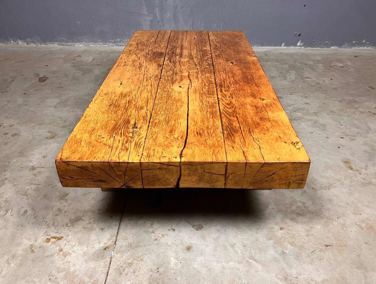 Brutalist Japandi Wabi Sabi coffee table