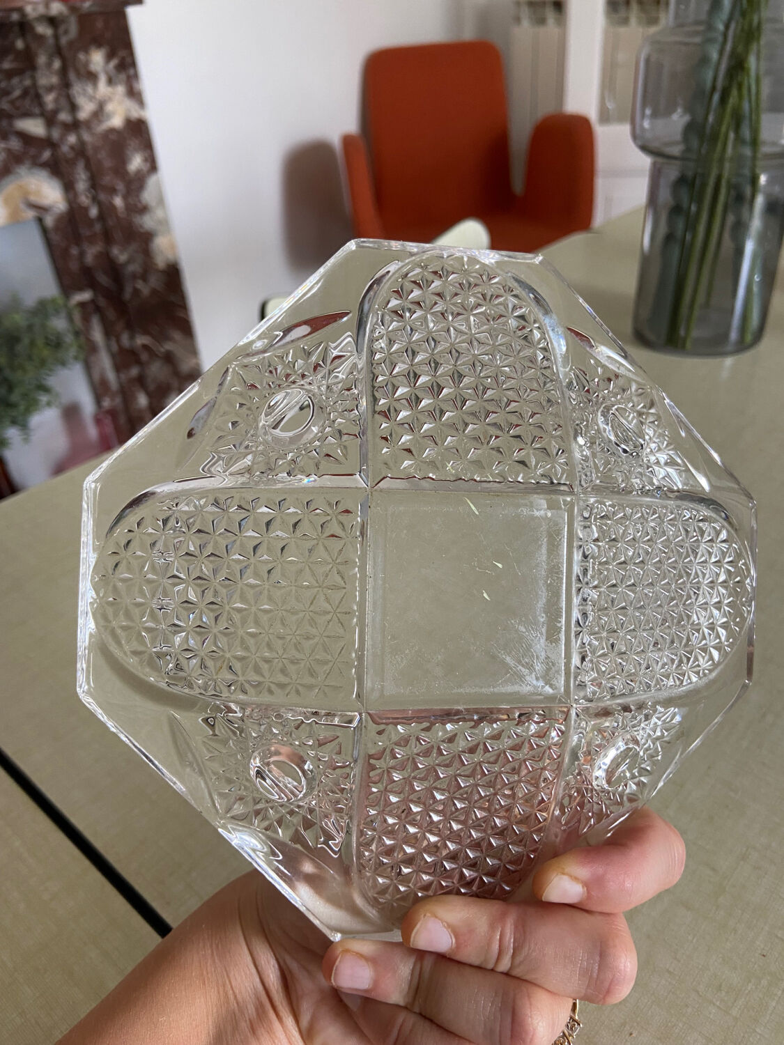 Empty pocket crystal 70s