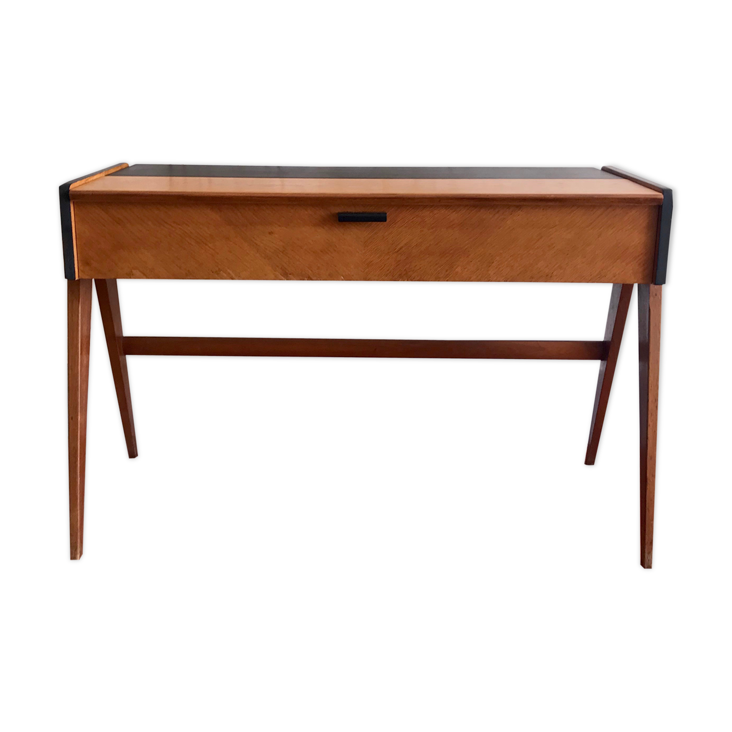 Vintage trapeze feet desk