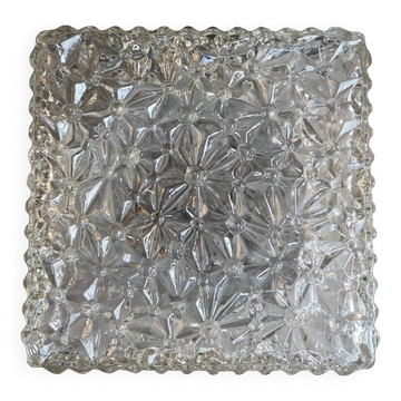 Plafonnier en verre moulé
