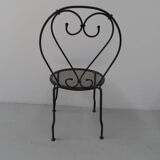 Vintage metal garden chairs