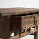 Console ancienne chinoise à entrelacs géométriques – Chine, vers 1900