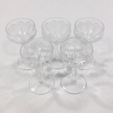 Service de verre en cristal art déco