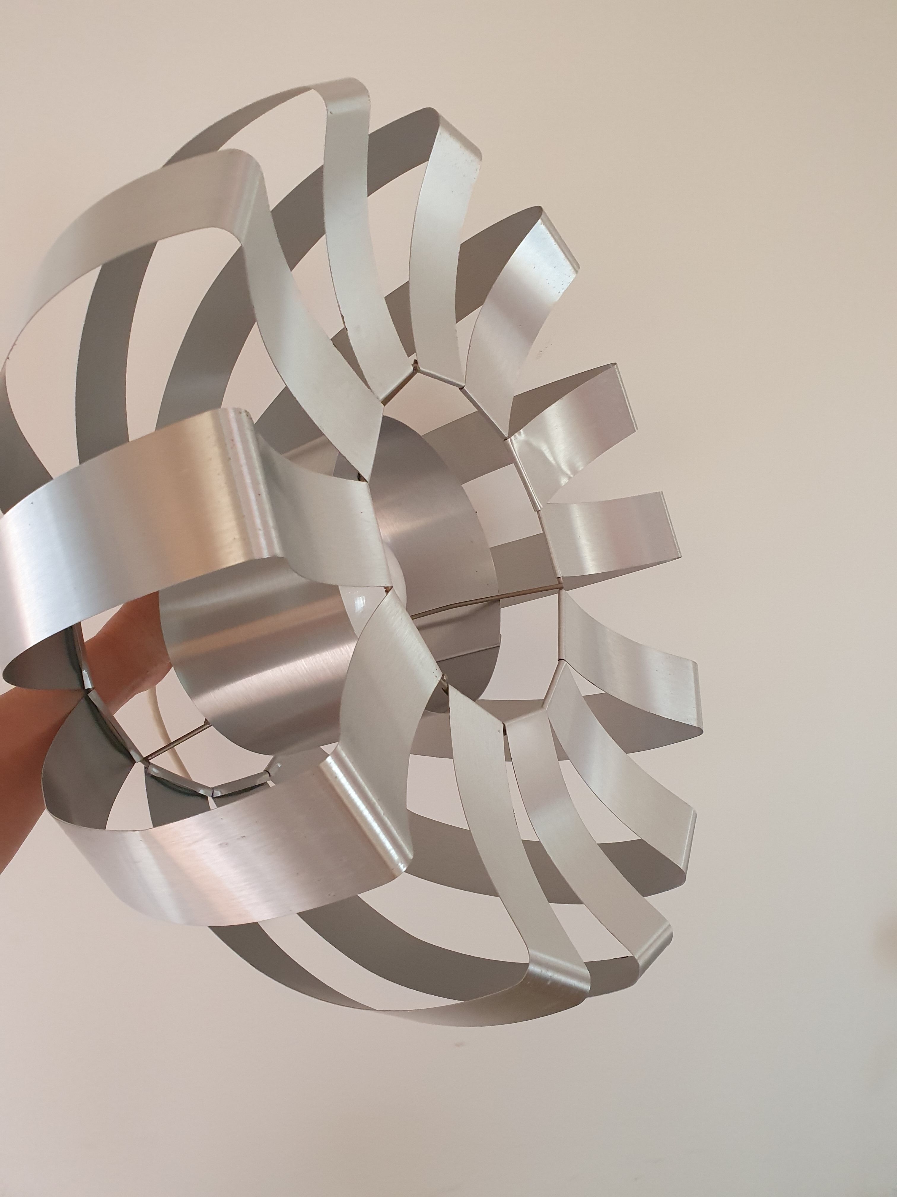 60' stainless steel pendant light