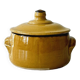 Sucrier - boîte jaune Style Vallauris Aegitna