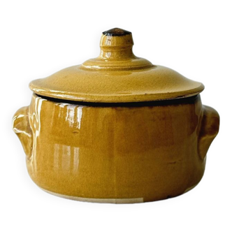 Sugar bowl - yellow box Vallauris Aegitna Style