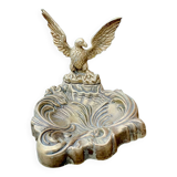 Antique decorative brass ashtray or pocket emptier - Made in Italy - Registered Design