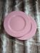 2 dessert plates in barbotine style