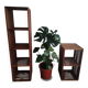 Lovely pair of vintage teak shelves, 1970s