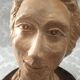 Bust face of woman art design 1950