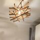 Scandinavian wooden nest suspension