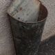 Umbrella door / zinc flower pot
