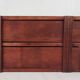 Wooden storage box for cards from the 1920s and 1930s