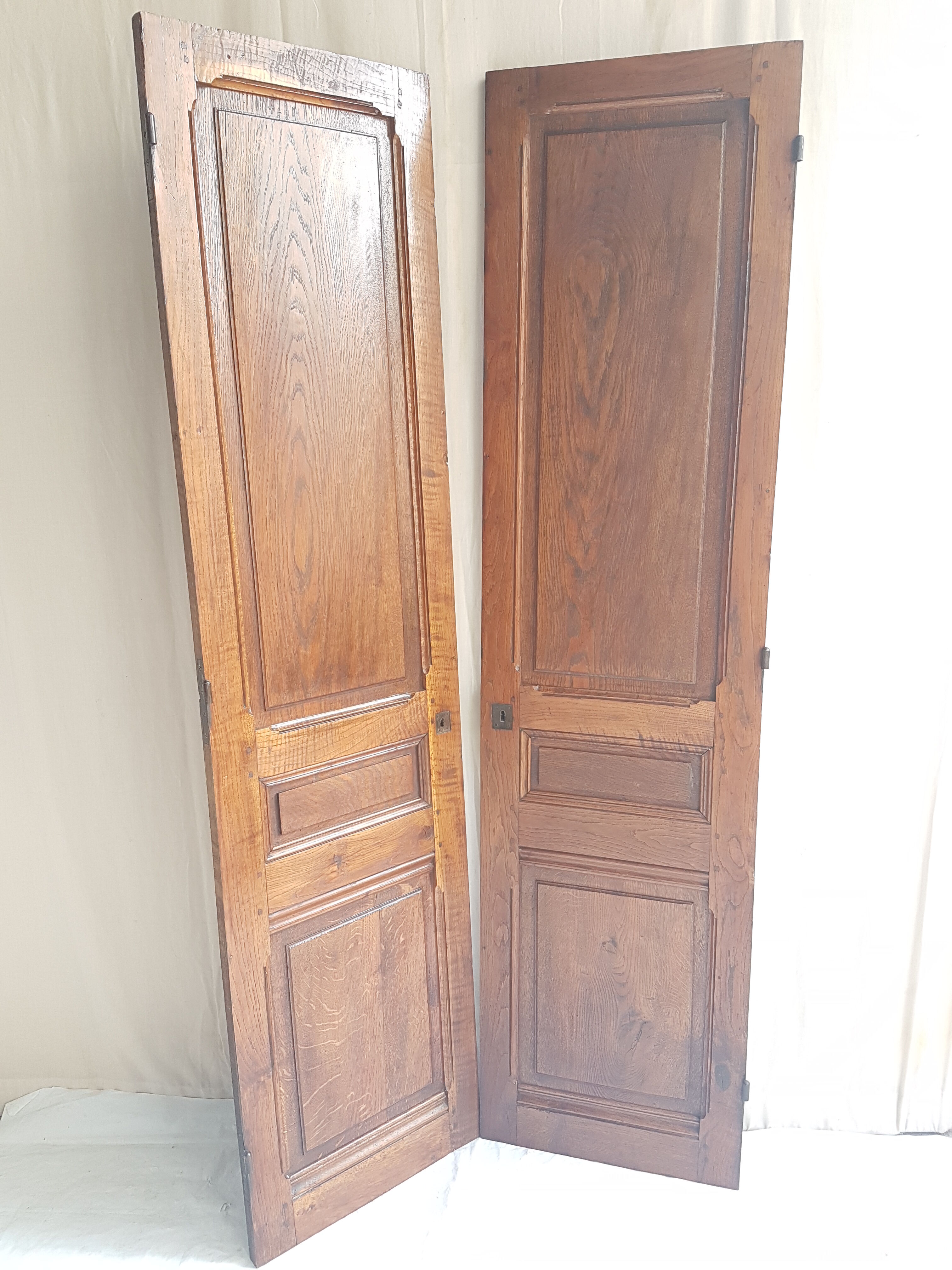 Old oak cabinet doors