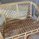 Arched rattan sofa 1970