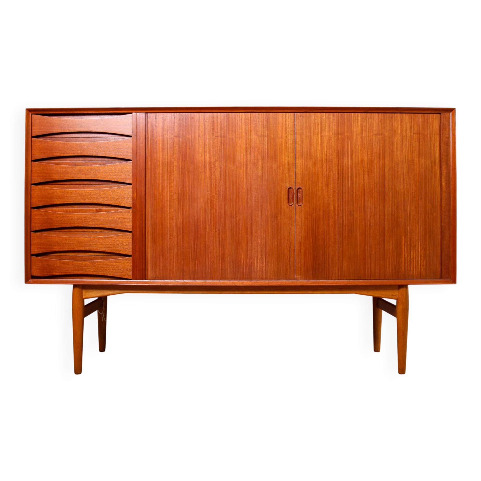 A Danish vintage mid-century Arne Vodder No.63 sideboard by Sibast in Teak