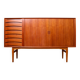 Buffet vintage danois Arne Vodder n° 63, fabriqué par Sibast en teck, datant du milieu du XXe siècle.