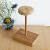 Porte-chapeau en bois vintage