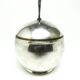 Art Deco sugar bowl, silver-plated brass, WMF, Poland, 1930s