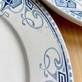 3 Terre de fer plates / U&C Sarreguemines "Germaine"