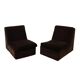 Brown modular sofa, Italian design, 1970s, manufactured by Busnelli