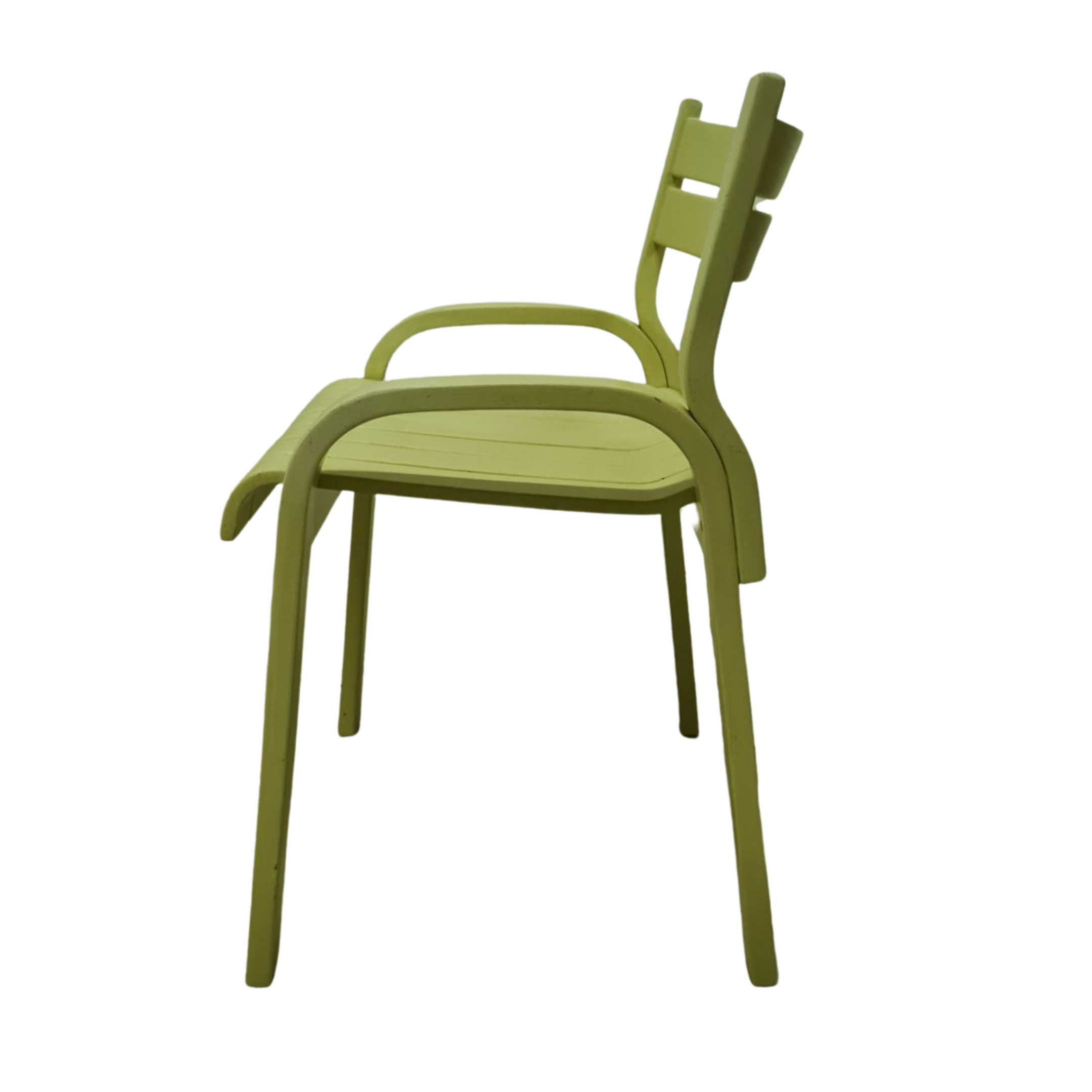 Ensemble de 4 chaises de salle à manger en contreplaqué courbé, années 1960