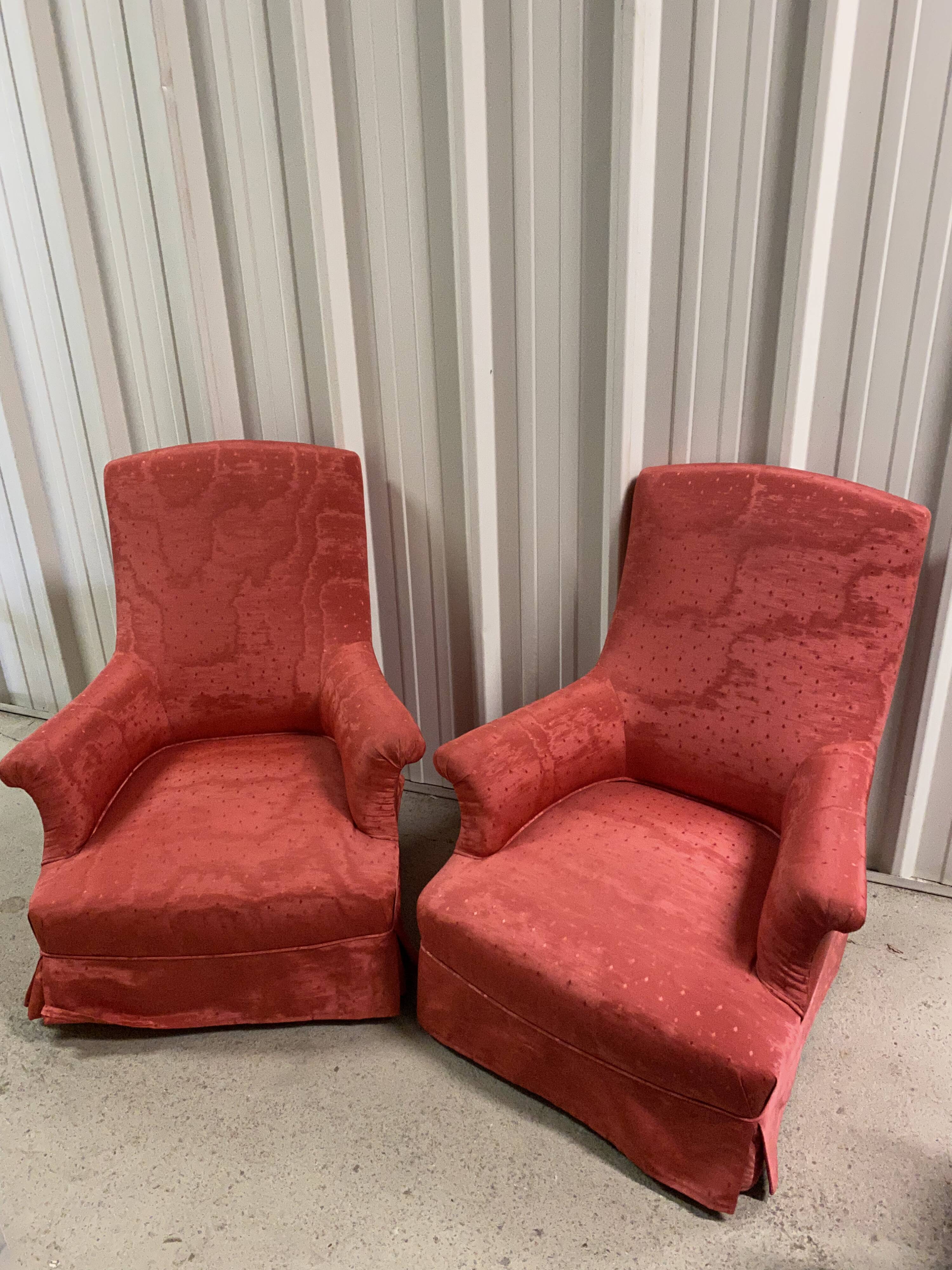 Pair of 19th chairs