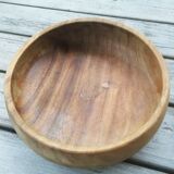 Teak bowl salad bowl