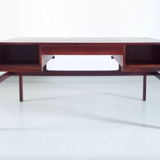 Mid-Century Danish Rio Model Jakaranda Rosewood Desk by Arne Wahl Iversen for Vinde, 1960s