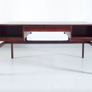 Mid-Century Danish Rio Model Jakaranda Rosewood Desk by Arne Wahl Iversen for Vinde, 1960s