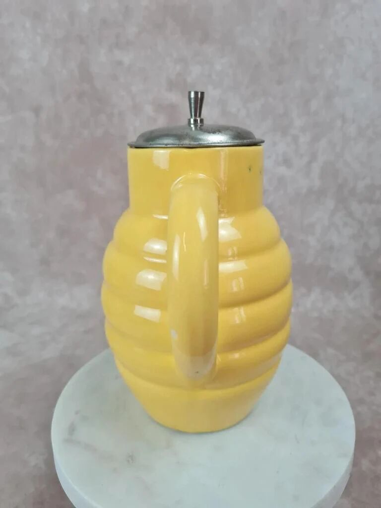 Old Saint-Clément pitcher no. 869 with original metal filter.