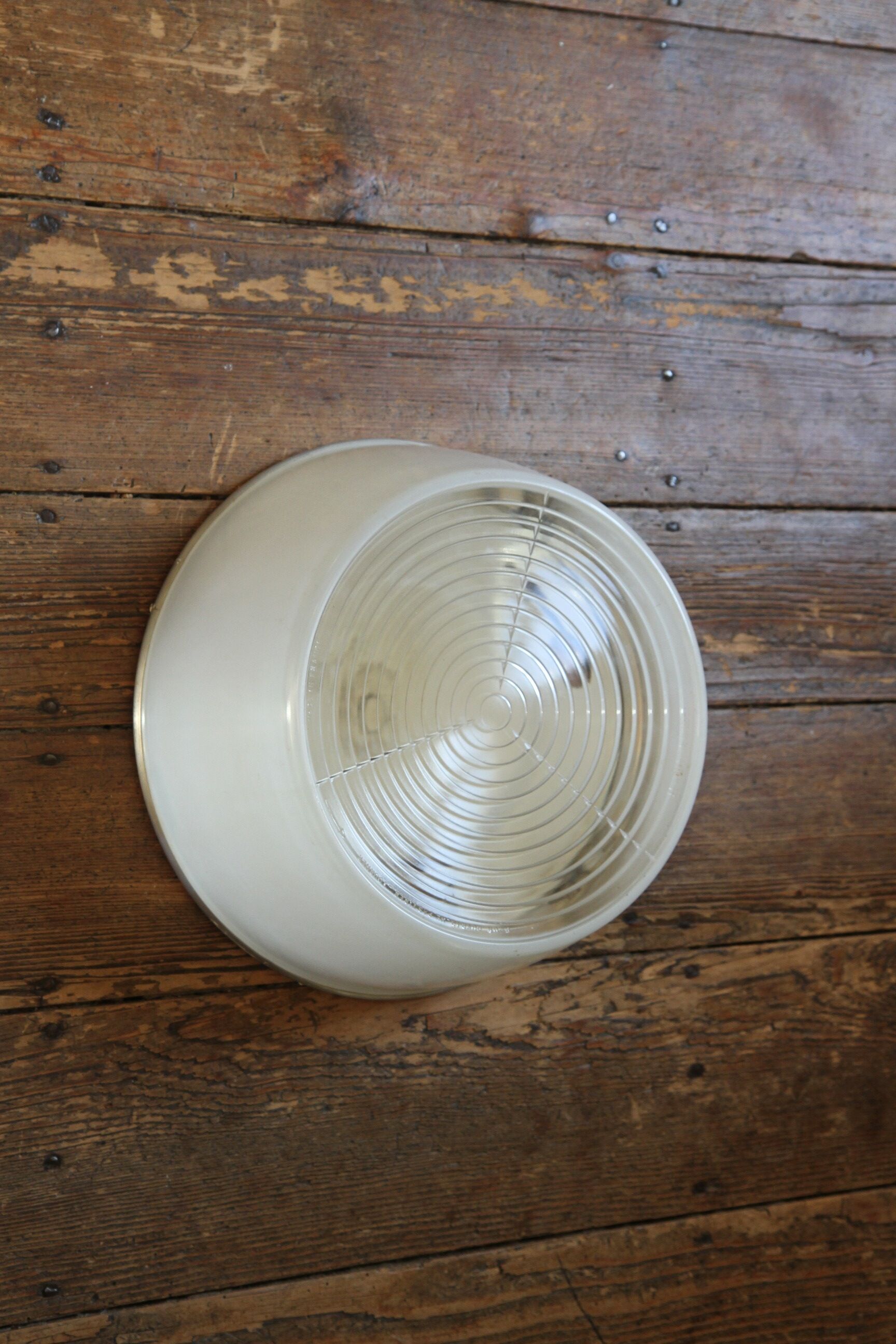 Holophane glass ceiling light - 34 cm