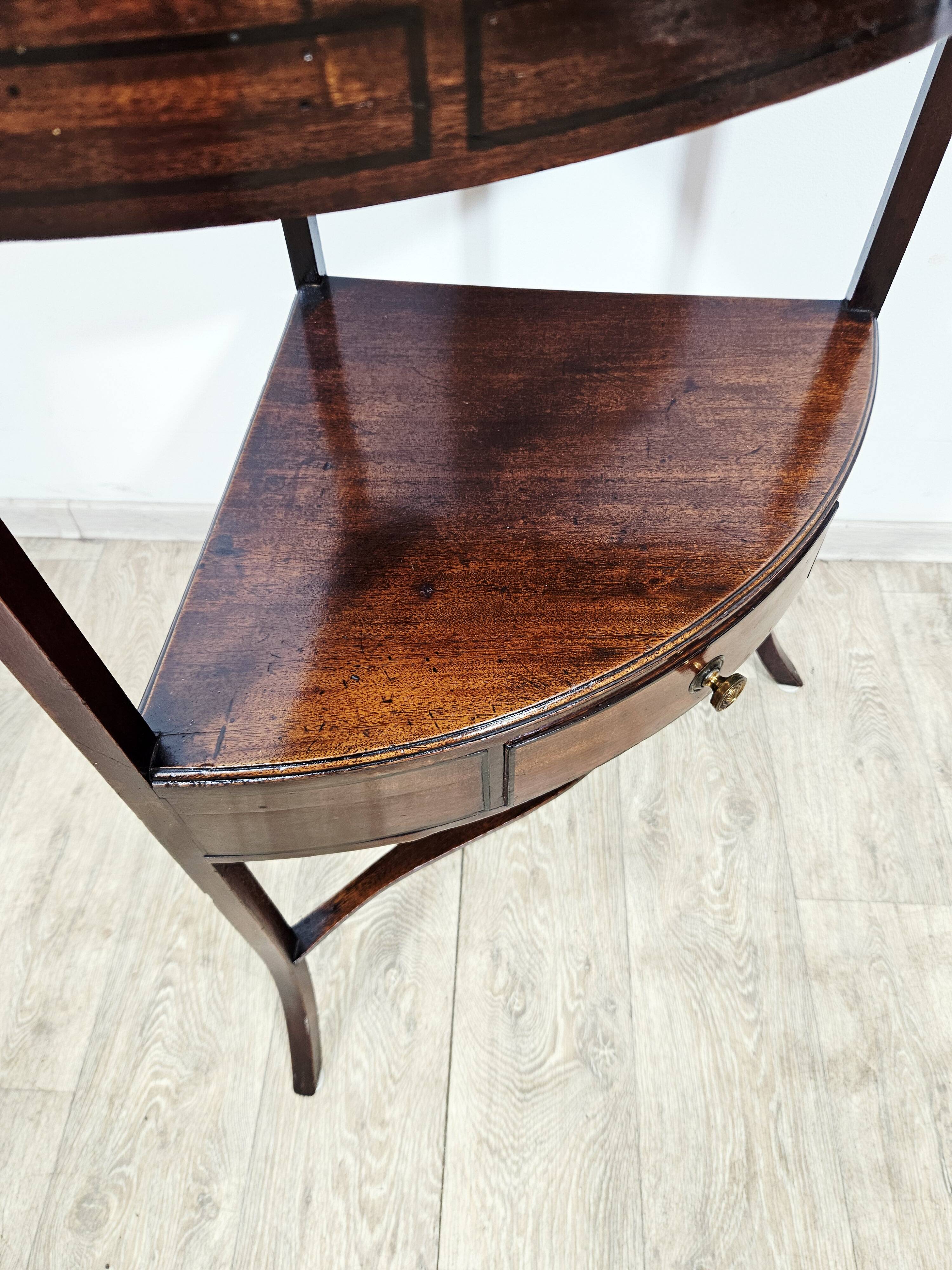 Antique washbasin (Washstand) – England, first half 19th century Mahogany