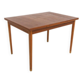 Table de salle à manger "portefeuille" en teck, Suède, 1960