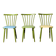 Lot de 3 chaises scandinaves