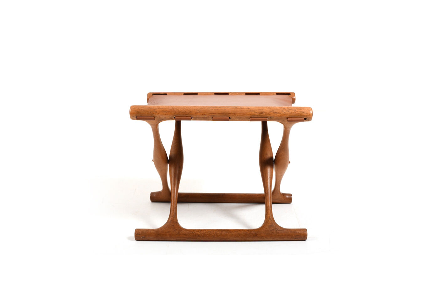 Poul Hundevad Oak Guldhøj Folding Stool Model PH-41 1960s