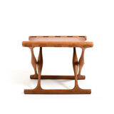Poul Hundevad Oak Guldhøj Folding Stool Model PH-41 1960s
