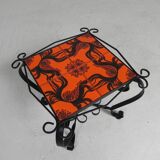 Vintage coffee table with 4 tiles, 1960s