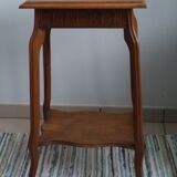 Art Deco side table wooden top