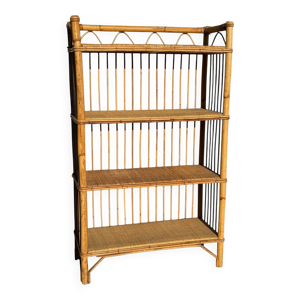 Étagère en rotin des