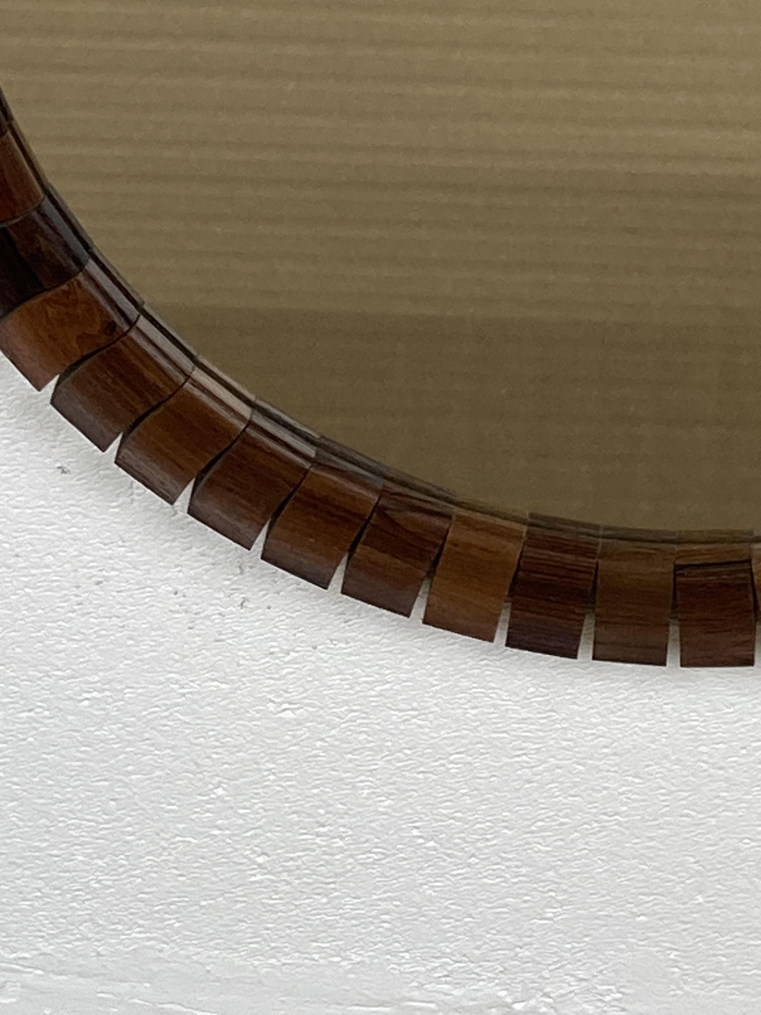 Mid-Century Danish Teak & Rosewood Mirror, 1960s
