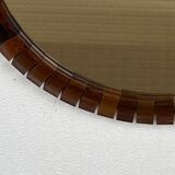 Mid-Century Danish Teak & Rosewood Mirror, 1960s