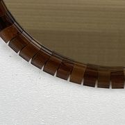 Mid-Century Danish Teak & Rosewood Mirror, 1960s