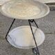 1970s round Moroccan side table